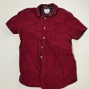 Comfy and fresh red button down